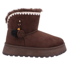 Bota Casual Trender color Cafe para Mujer
