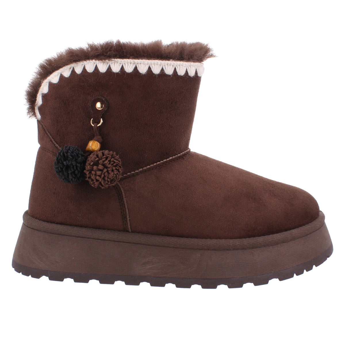 Bota Casual Trender color Cafe para Mujer
