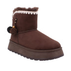 Bota Casual Trender color Cafe para Mujer