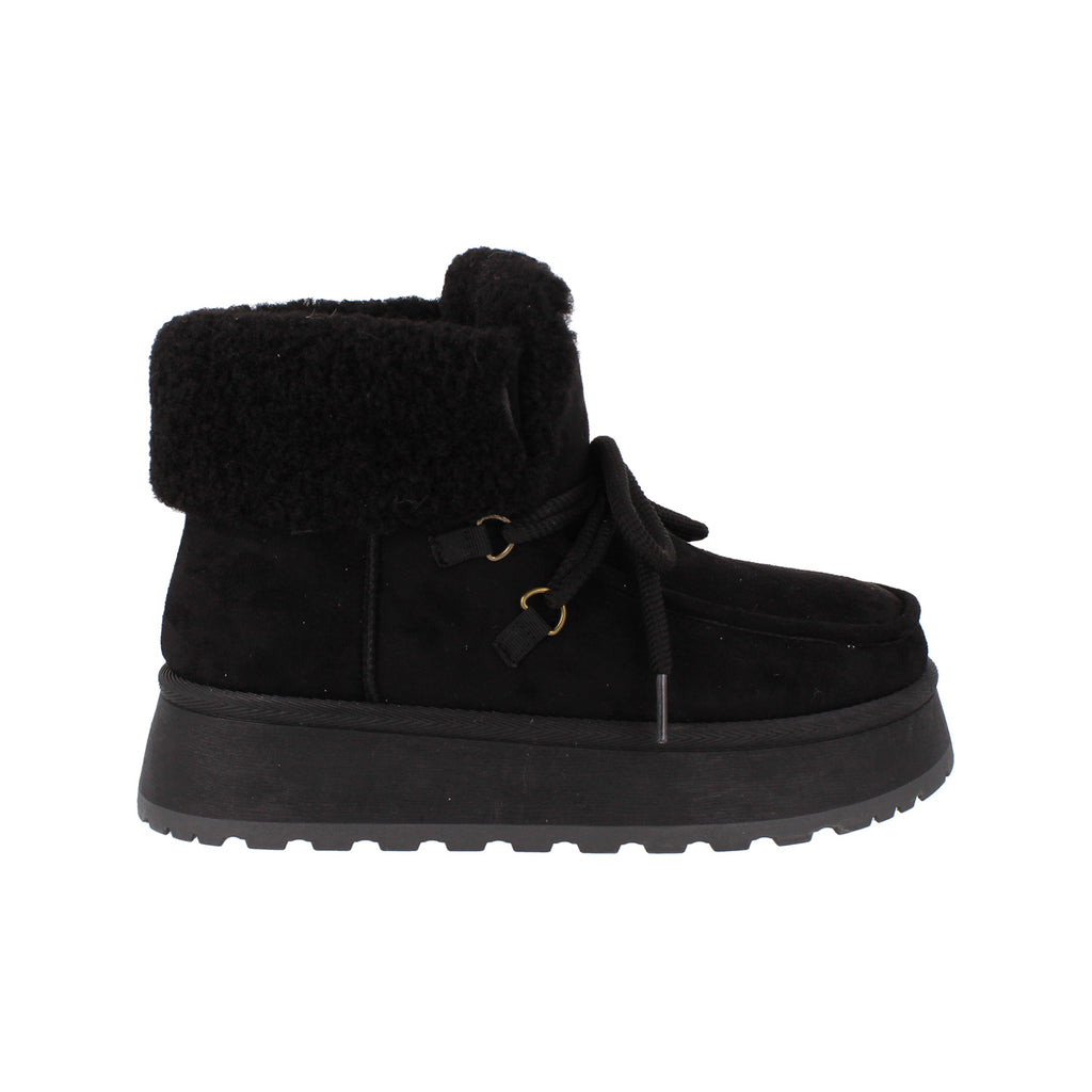 Bota Casual Trender color Negro para Mujer