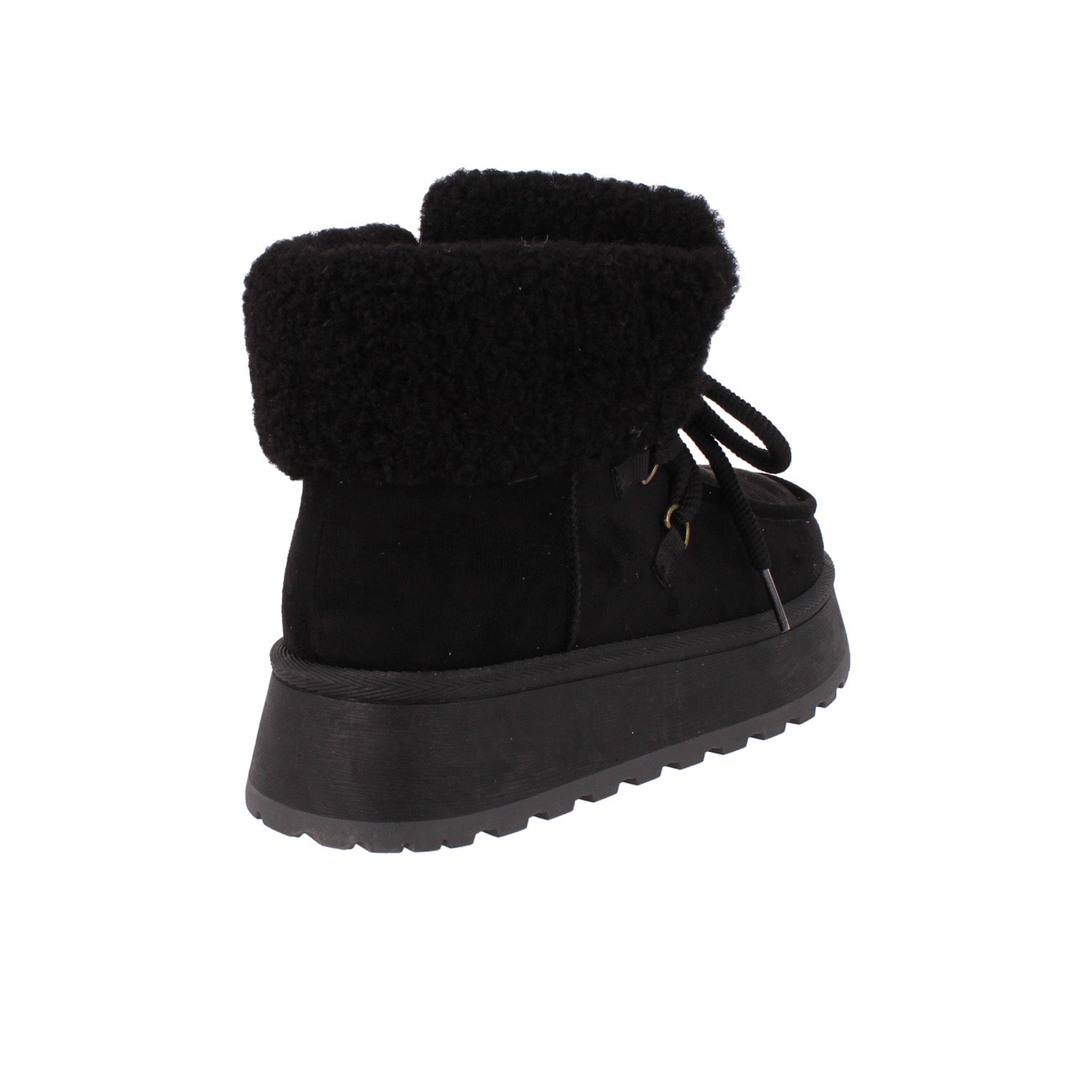 Bota Casual Trender color Negro para Mujer