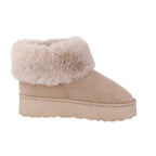 Bota Casual Trender color Beige para Mujer