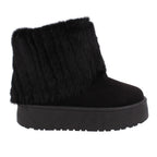 Bota Casual Trender color Negro para Mujer