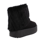 Bota Casual Trender color Negro para Mujer