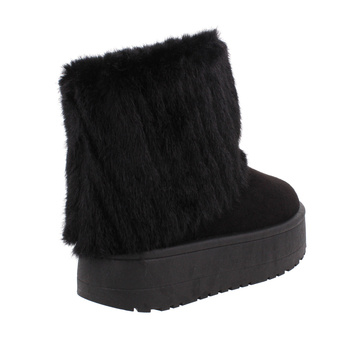 Bota Casual Trender color Negro para Mujer