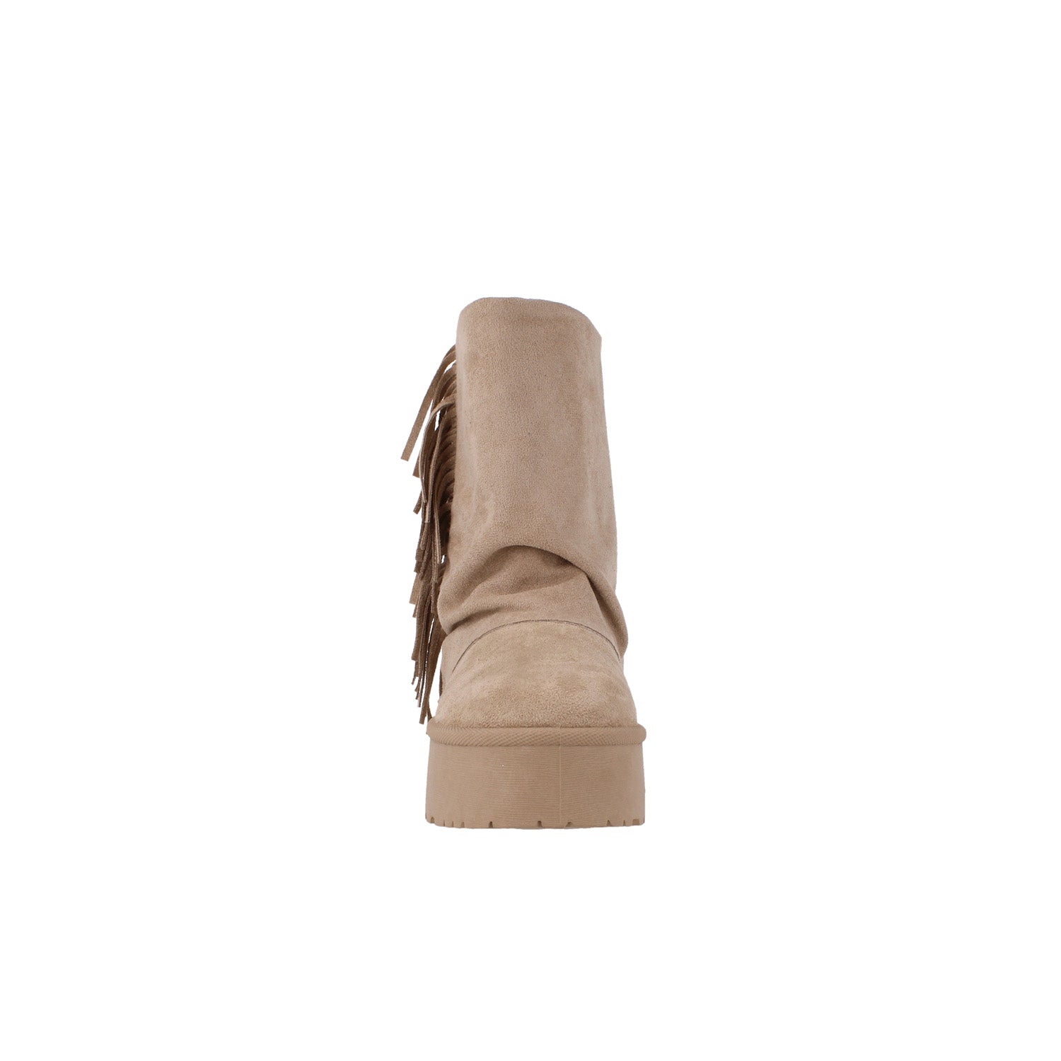 Bota Casual Trender color Beige para Mujer