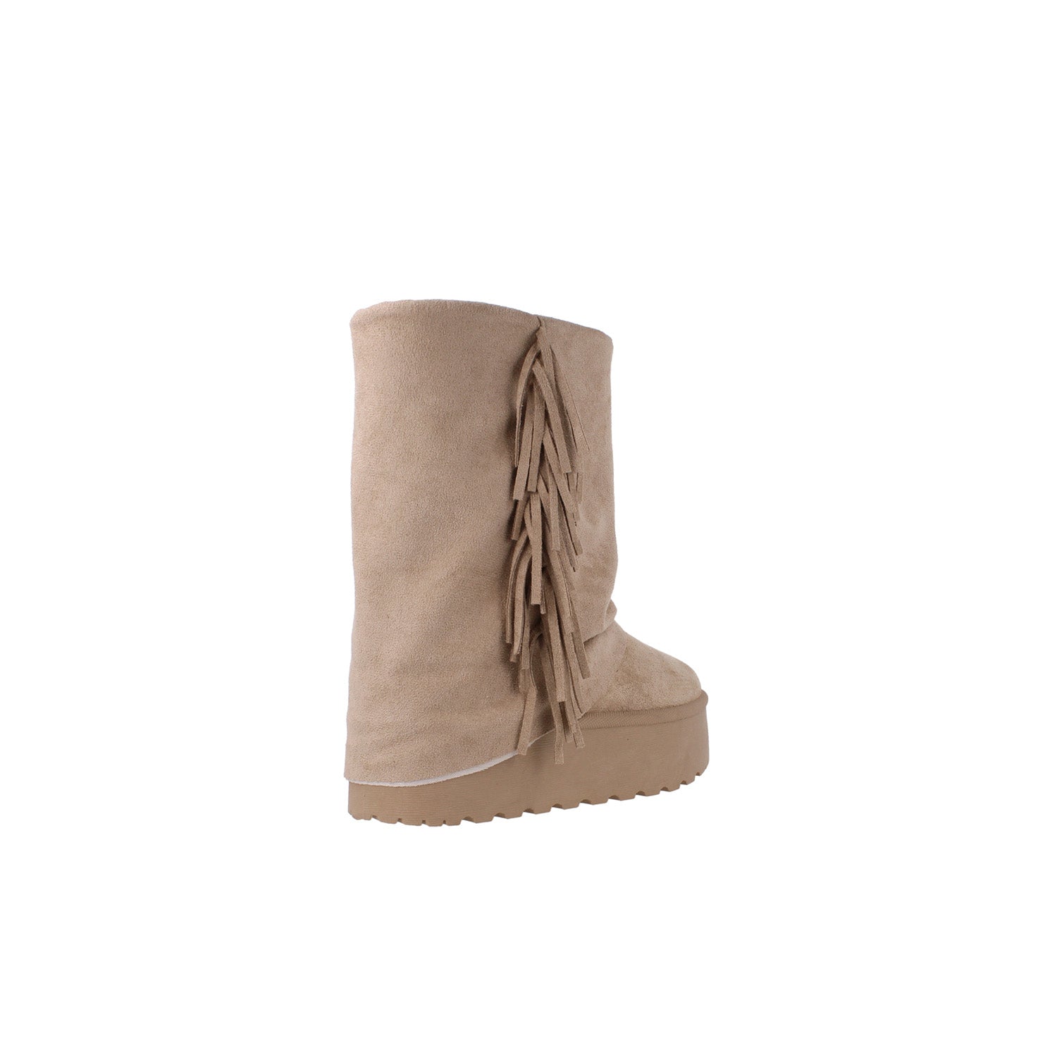 Bota Casual Trender color Beige para Mujer