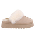 Pantufla Casual Trender color Beige para Mujer