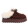Pantufla Casual Trender color Cafe para Mujer