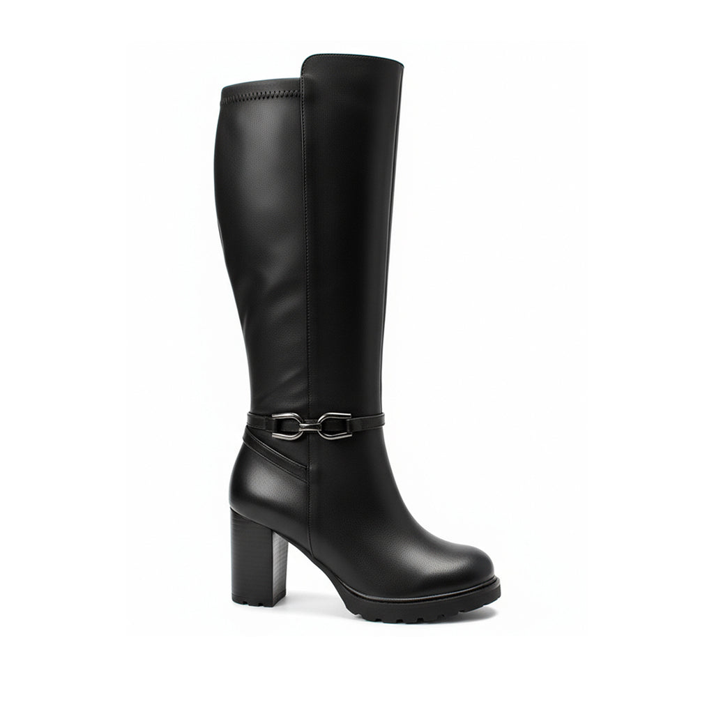 Bota Casual Trender color Negro para Mujer