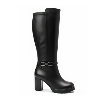 Bota Casual Trender color Negro para Mujer