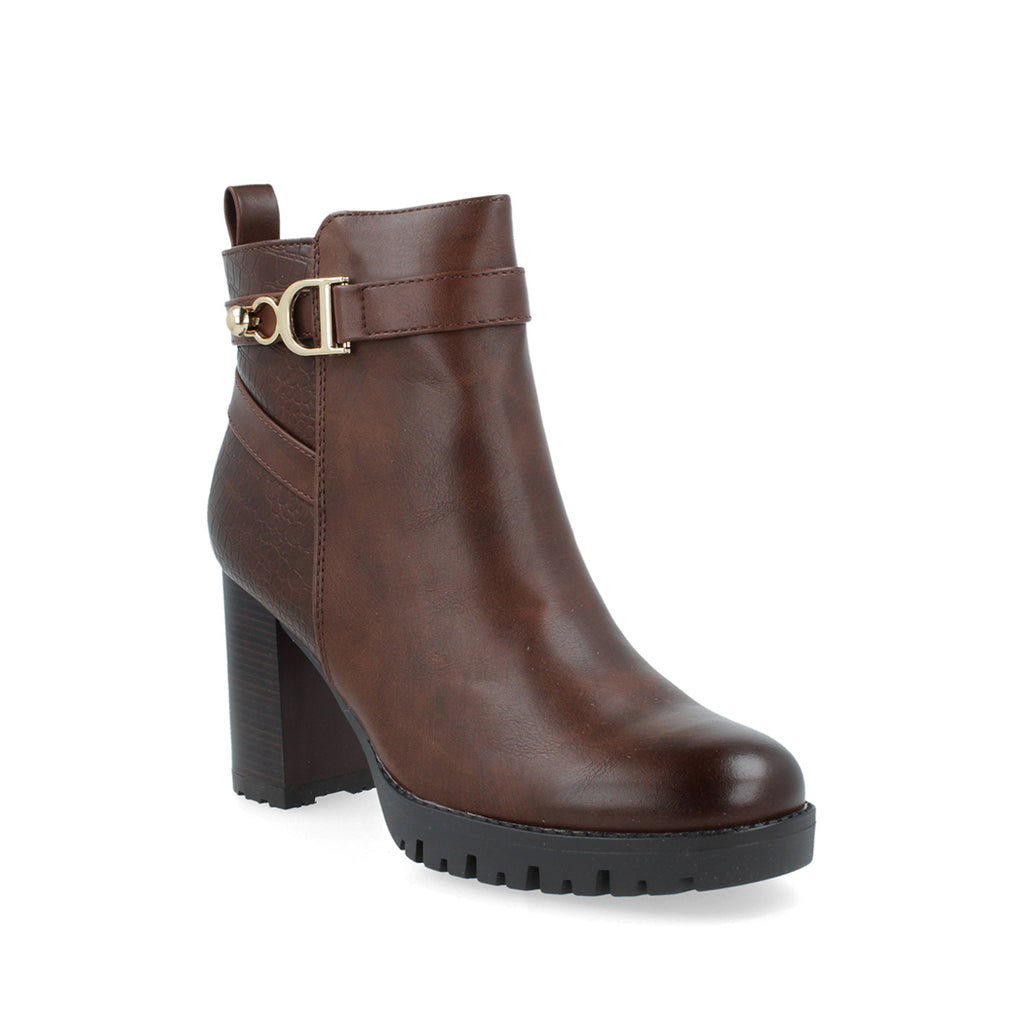 Botin Casual Trender color Cafe para Mujer