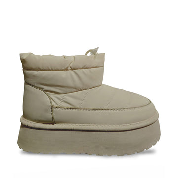 Botin Invernal Trender color Beige para Mujer