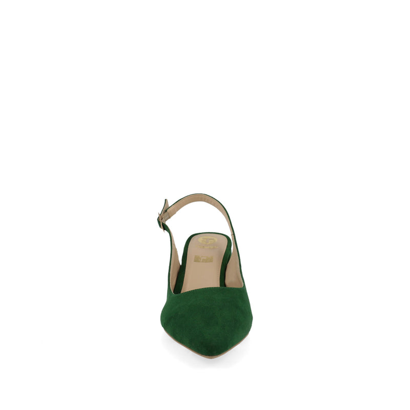 Zapatilla de Vestir Trender color Verde para Mujer