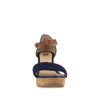 Sandalia Casual con plataforma Trender color Azul para Mujer