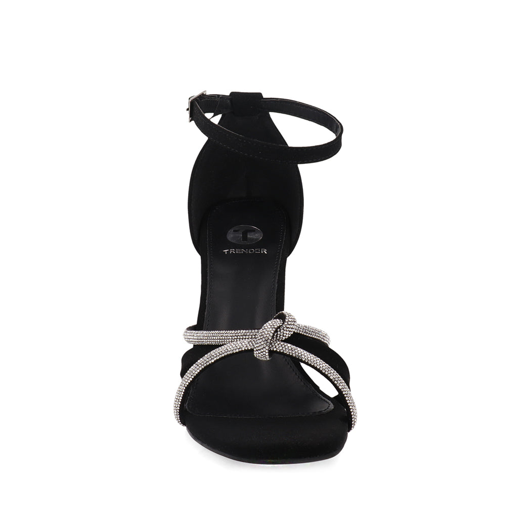 Sandalia de Vestir Trender color Negro para Mujer