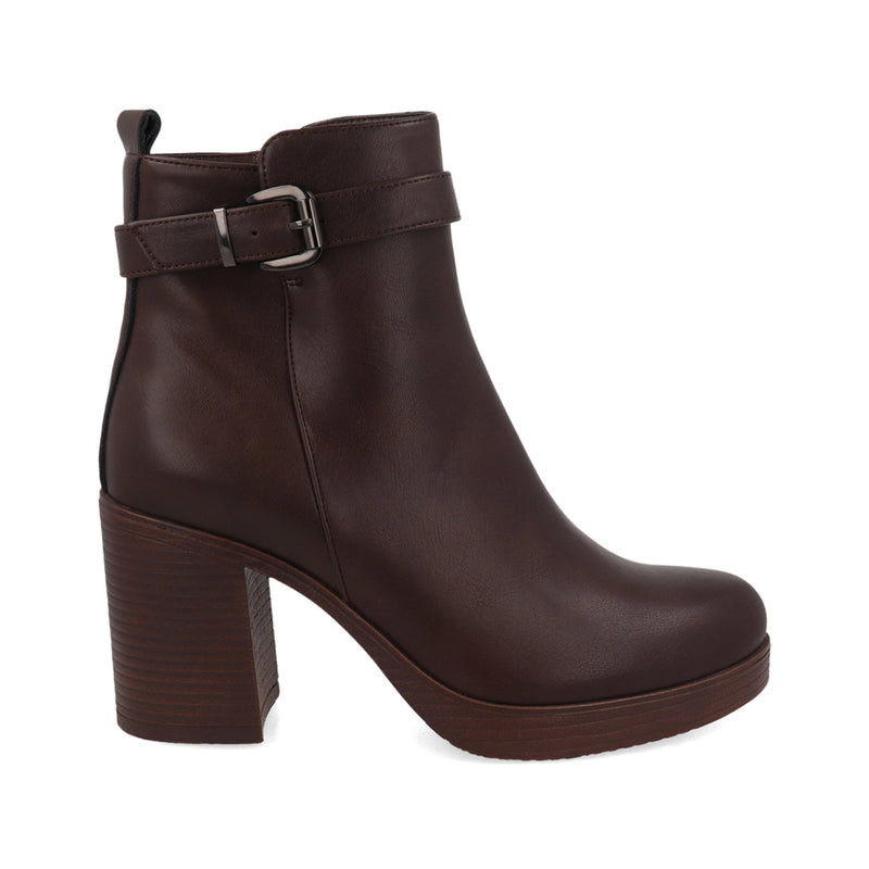 Botin Casual Xweston color Cafe para Mujer