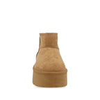 Botin Invernal Trender color Tan para Mujer