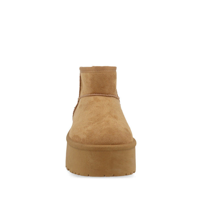 Botin Invernal Trender color Tan para Mujer