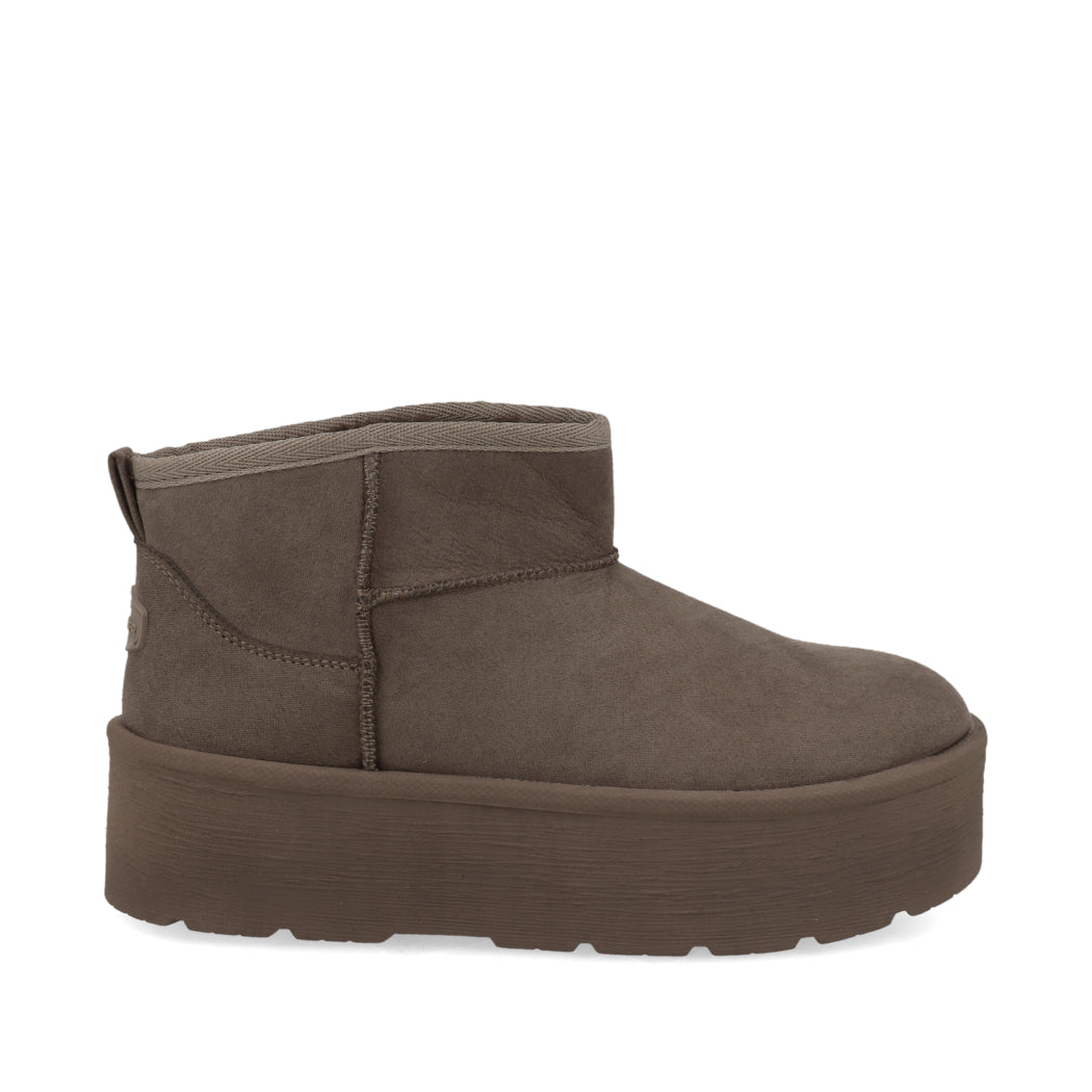 Botin Invernal Trender color Taupe para Mujer