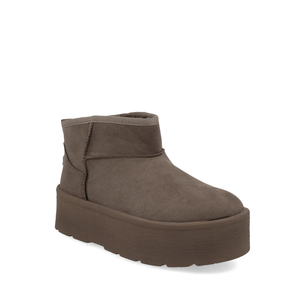 Botin Invernal Trender color Taupe para Mujer