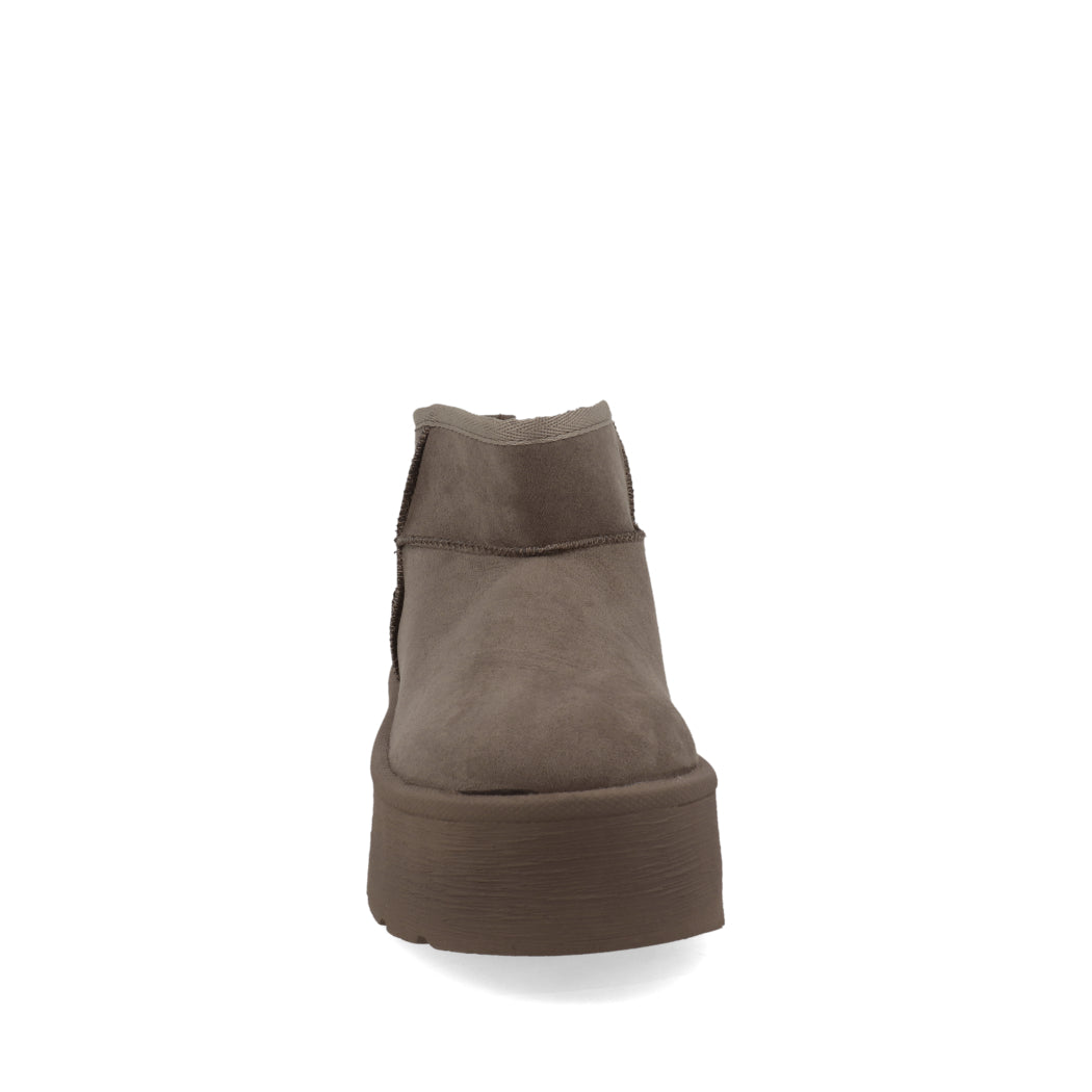 Botin Invernal Trender color Taupe para Mujer