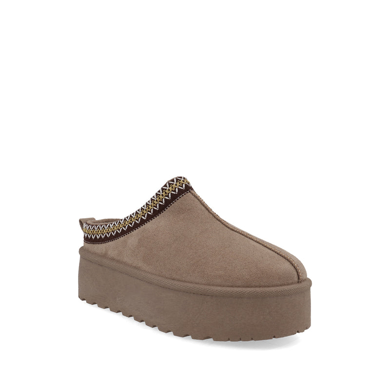 Botin Invernal Trender color Taupe para Mujer