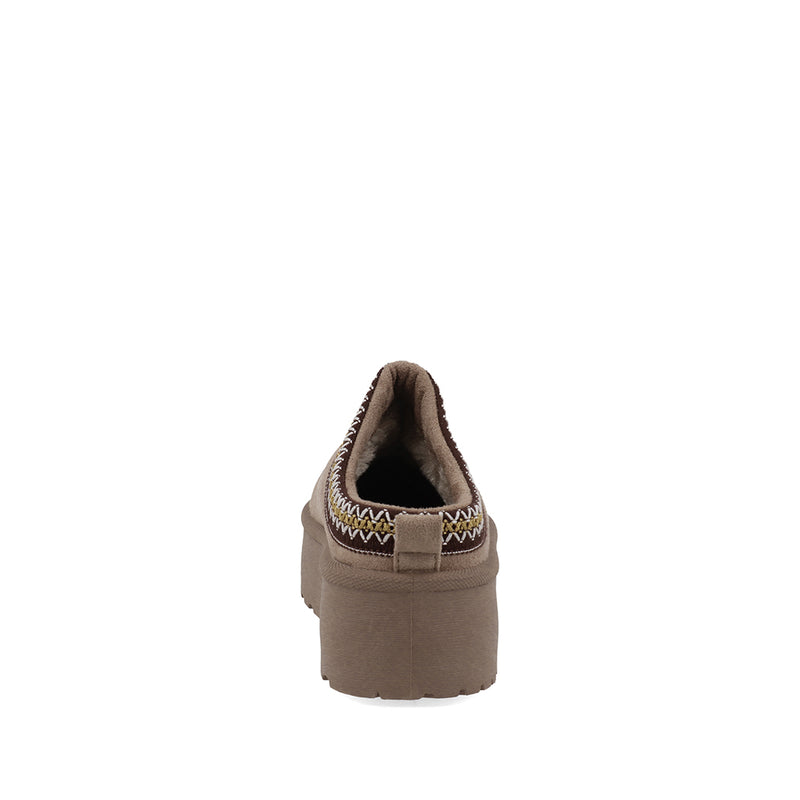 Botin Invernal Trender color Taupe para Mujer