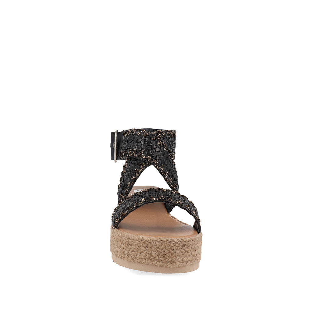 Sandalia Casual Trender color Negro para Mujer
