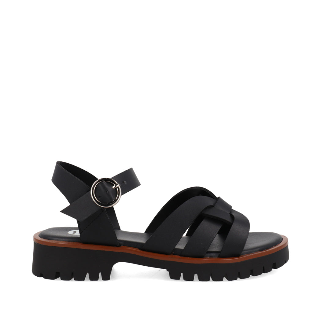 Sandalia Casual Trender color Negro para Mujer
