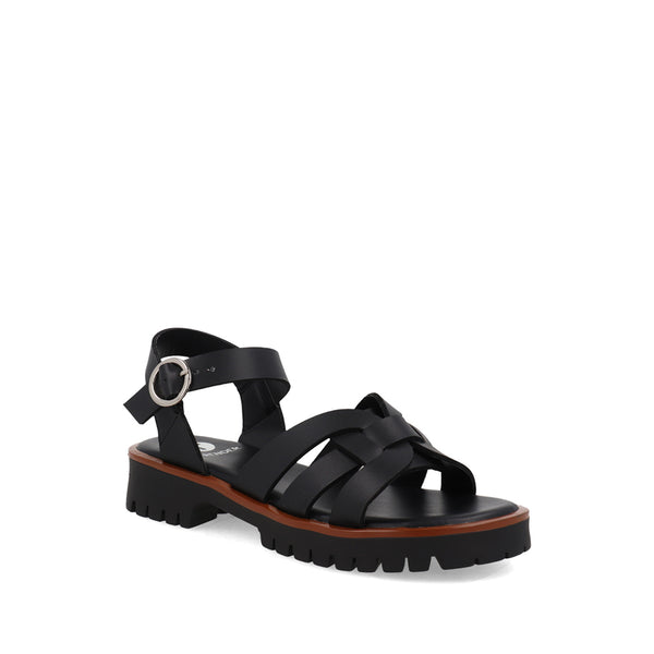 Sandalia Casual Trender color Negro para Mujer