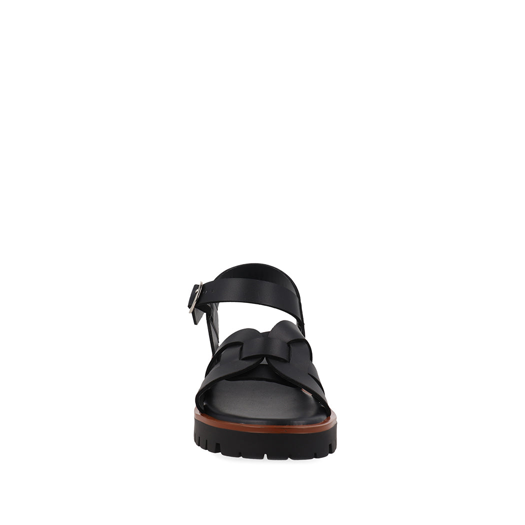 Sandalia Casual Trender color Negro para Mujer