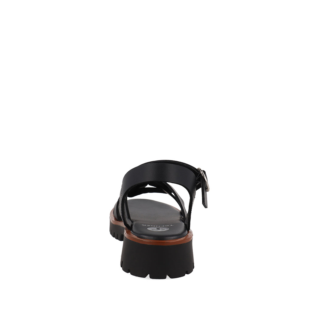 Sandalia Casual Trender color Negro para Mujer