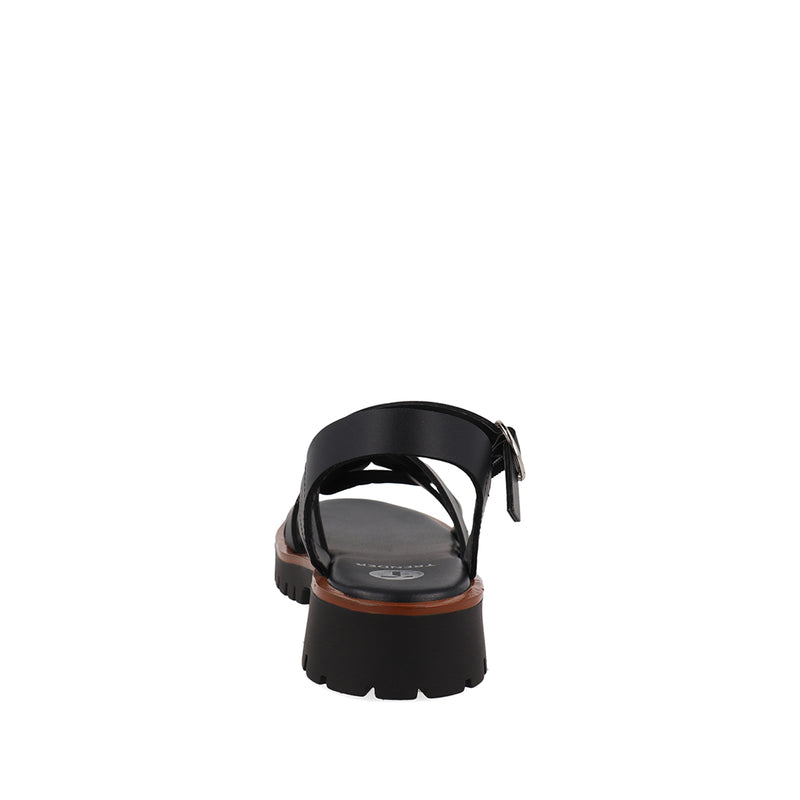 Sandalia Casual Trender color Negro para Mujer