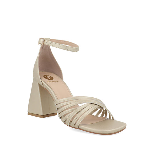 Zapatilla de Fiesta Trender color Oro para Mujer