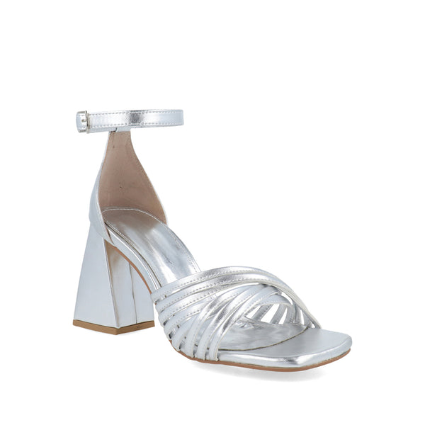 Zapatilla de Fiesta Trender color Plata para Mujer