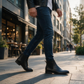 Botin de Vestir Xamsterdam color Negro para Hombre