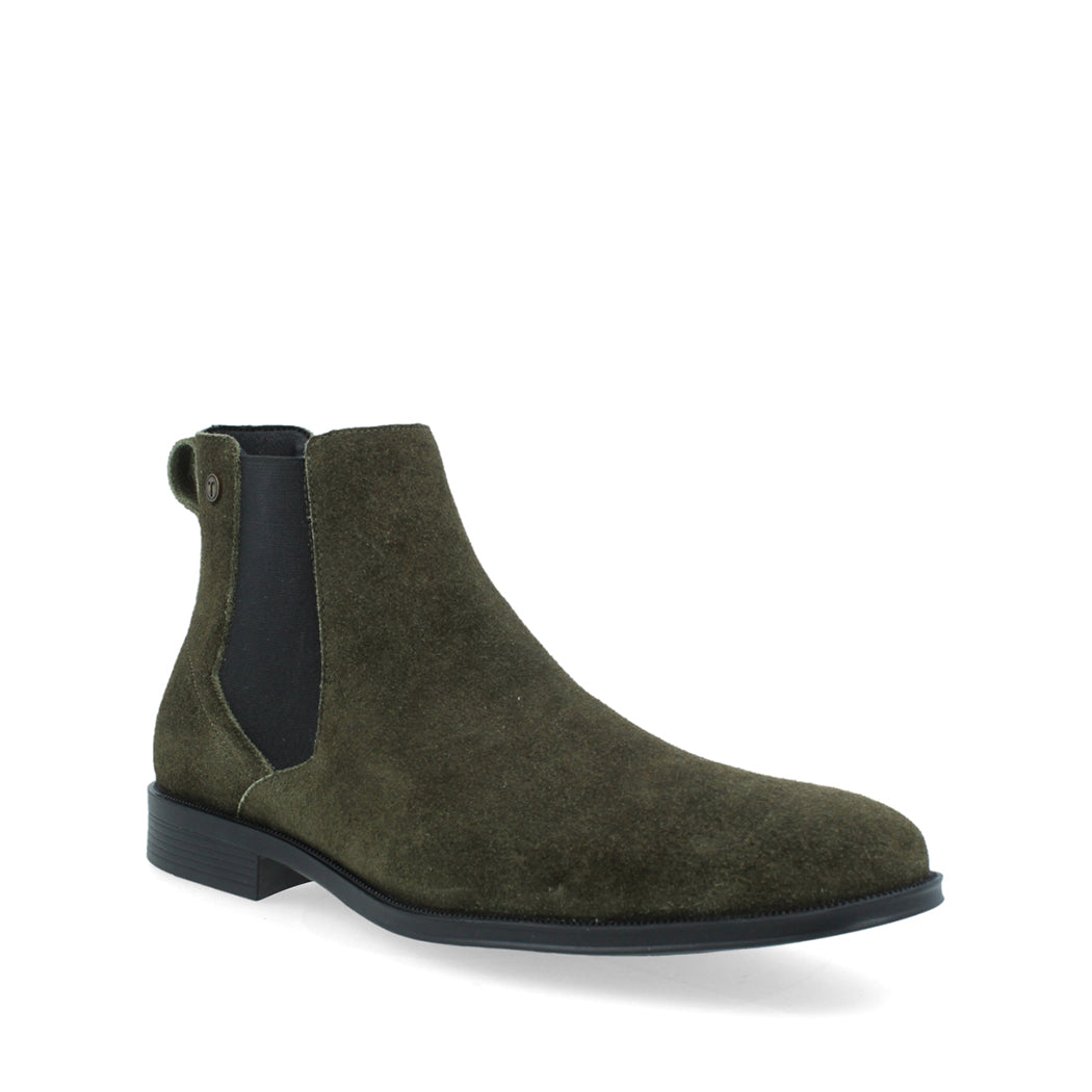 Botin Casual Trender color Olivo para Hombre