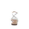 Sandalia Casual Trender color Blanco con Brillos para Mujer