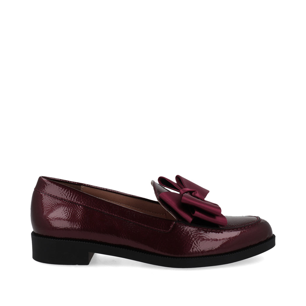 Bostoniano Casual Trender color Vino para Mujer
