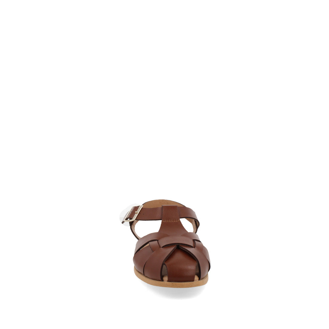 Sandalia Casual Trender color Castana para Mujer