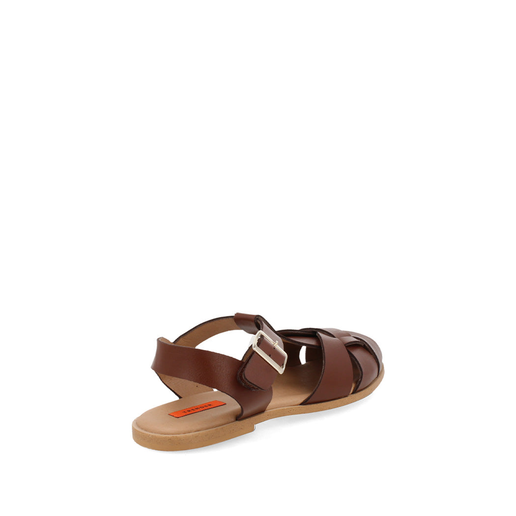 Sandalia Casual Trender color Castana para Mujer