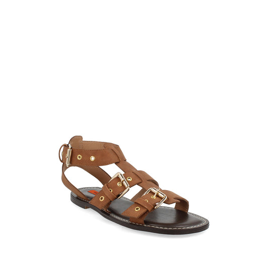 Sandalia Casual Trender color Camel para Mujer