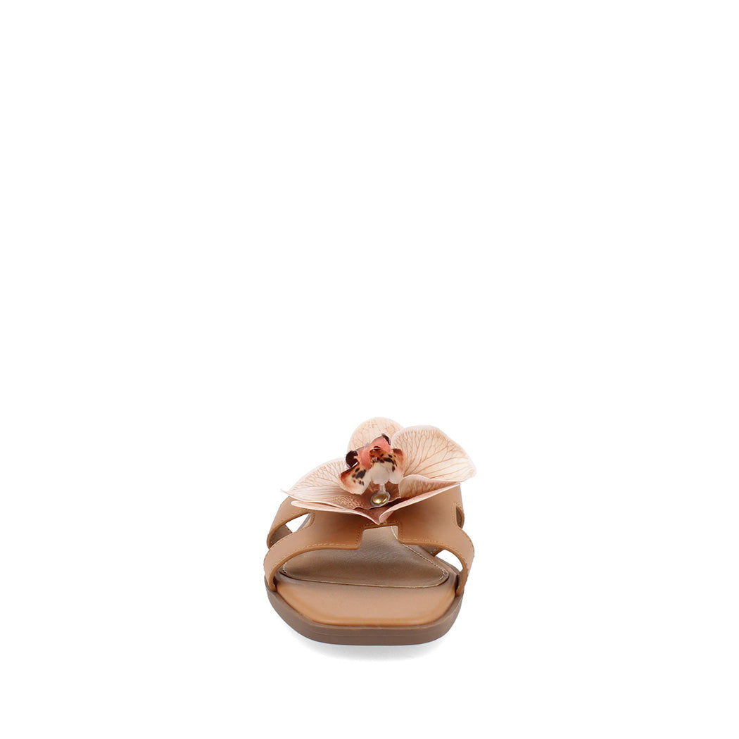 Sandalia Casual Trender color Avellana para Mujer