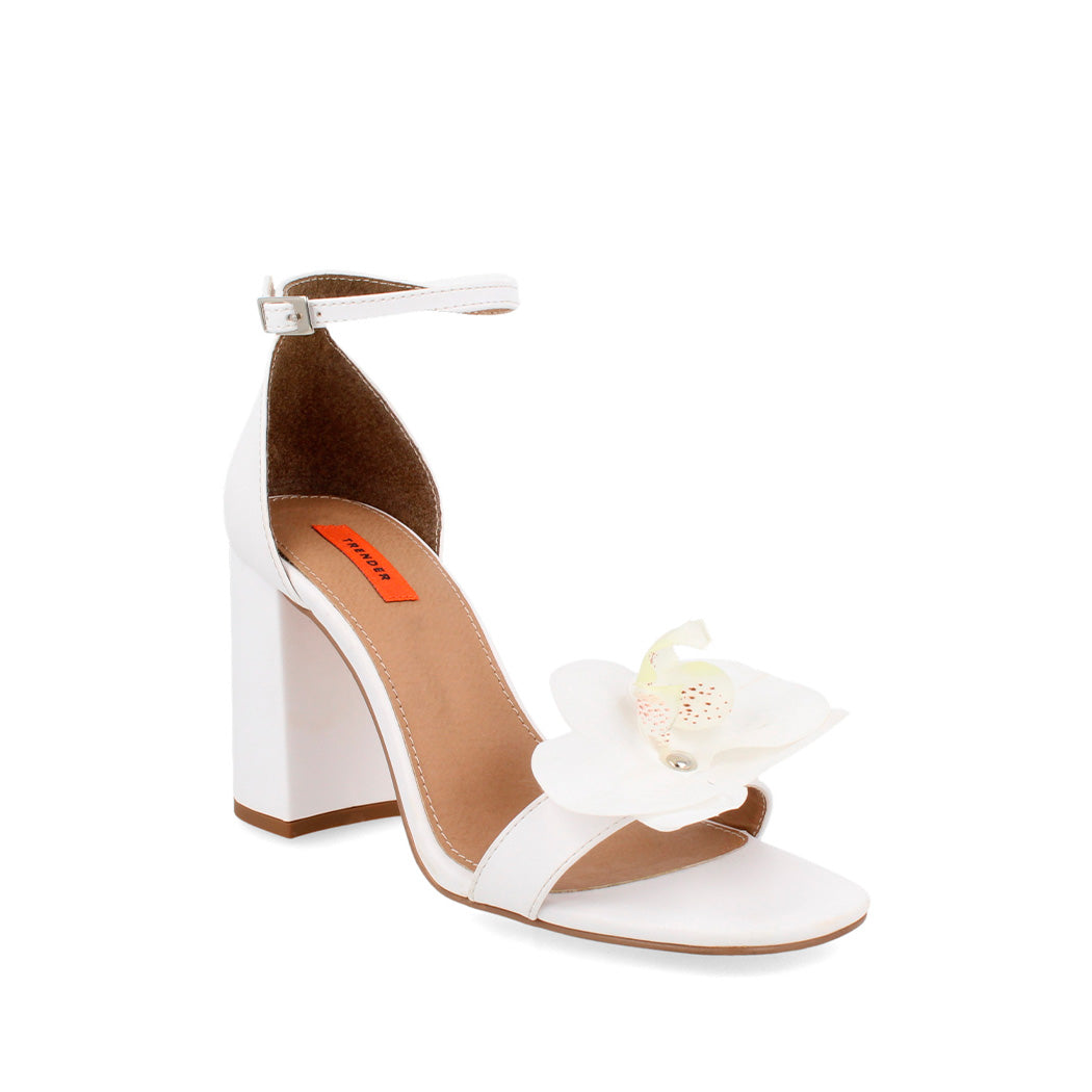 Sandalia Casual Trender color Blanco para Mujer
