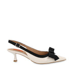 Zapatilla de Vestir Trender color latte con Negro para Mujer