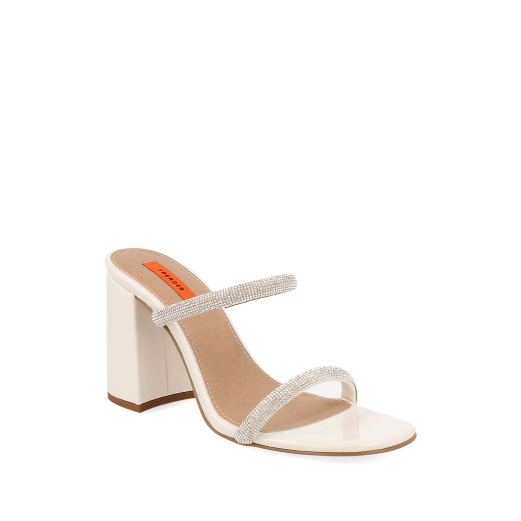 Zapatilla de Fiesta Trender color Hielo para Mujer