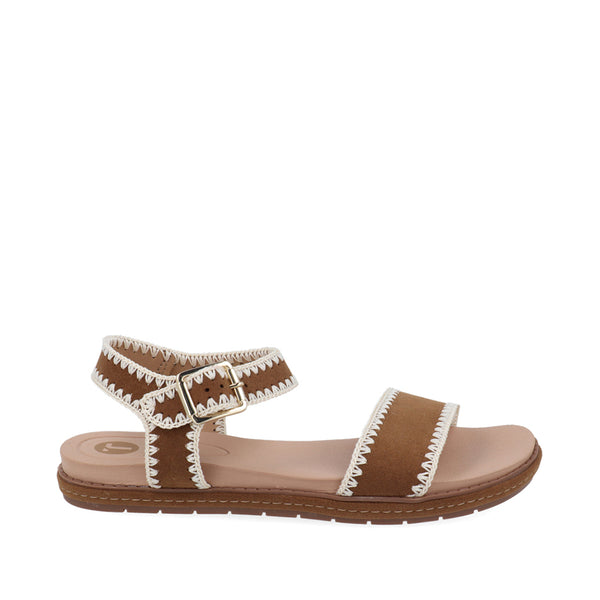Sandalia Casual Trender color Café para Mujer