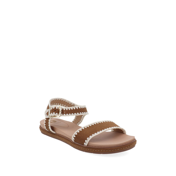 Sandalia Casual Trender color Café para Mujer