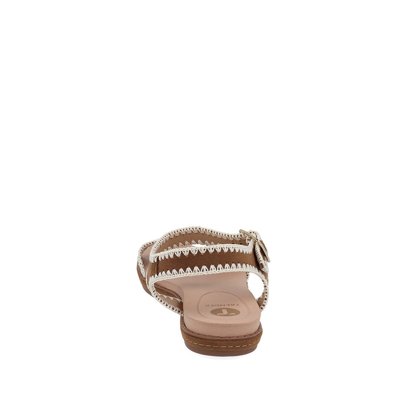 Sandalia Casual Trender color Café para Mujer